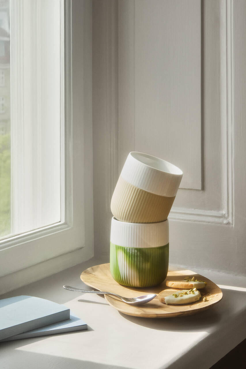 Riflet Contrast krus, sand - 35 cl